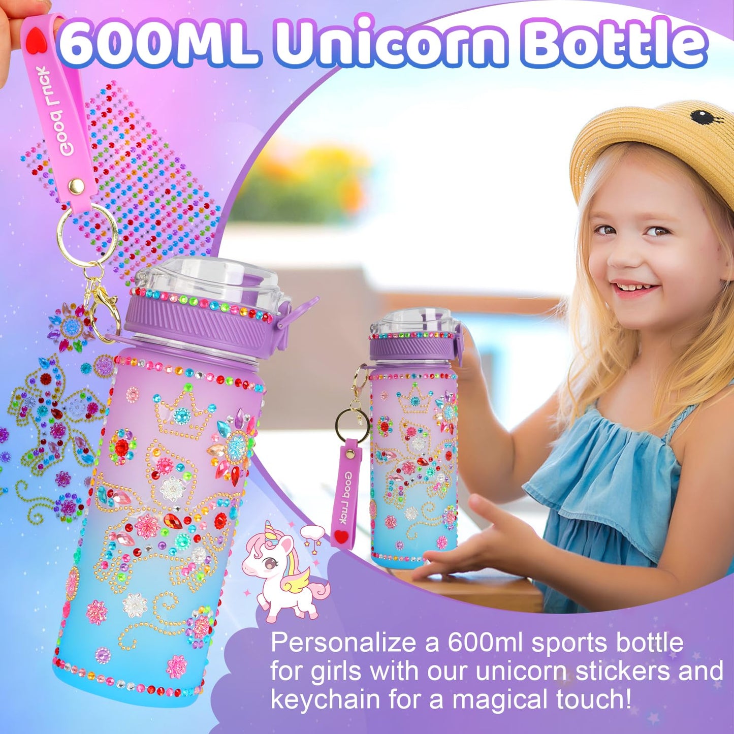 Jenria Unicorn Gift Set for Girls – Valentines Day & Birthday Toys