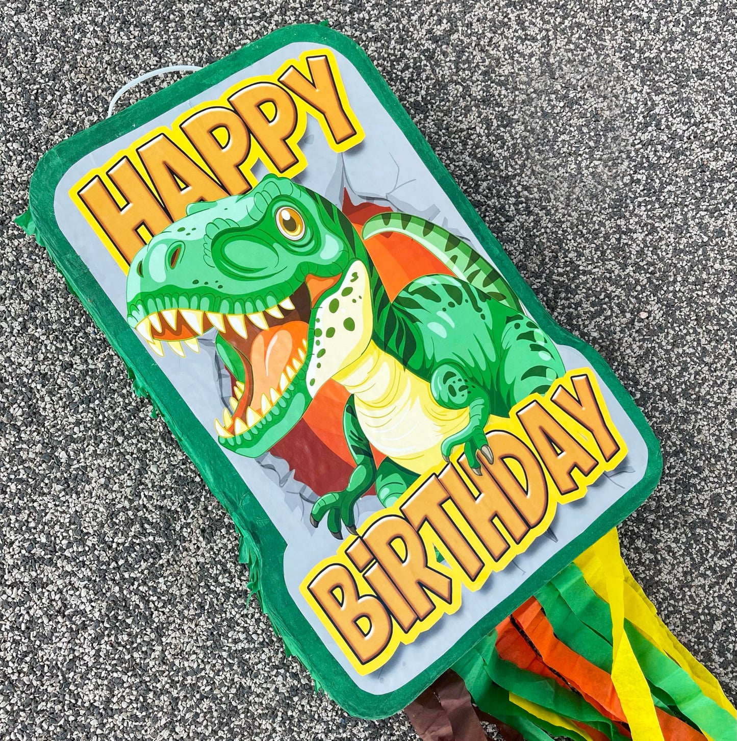 Jergrim Dinosaur Birthday Pinata – 4-Piece T-Rex Party Set for Dino Celebrations