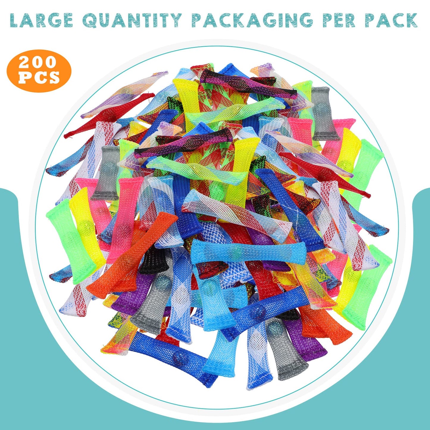 Jerify 200-Piece Marble Mesh Fidget Toys – Silent Stress-Relief for Adults & Classrooms