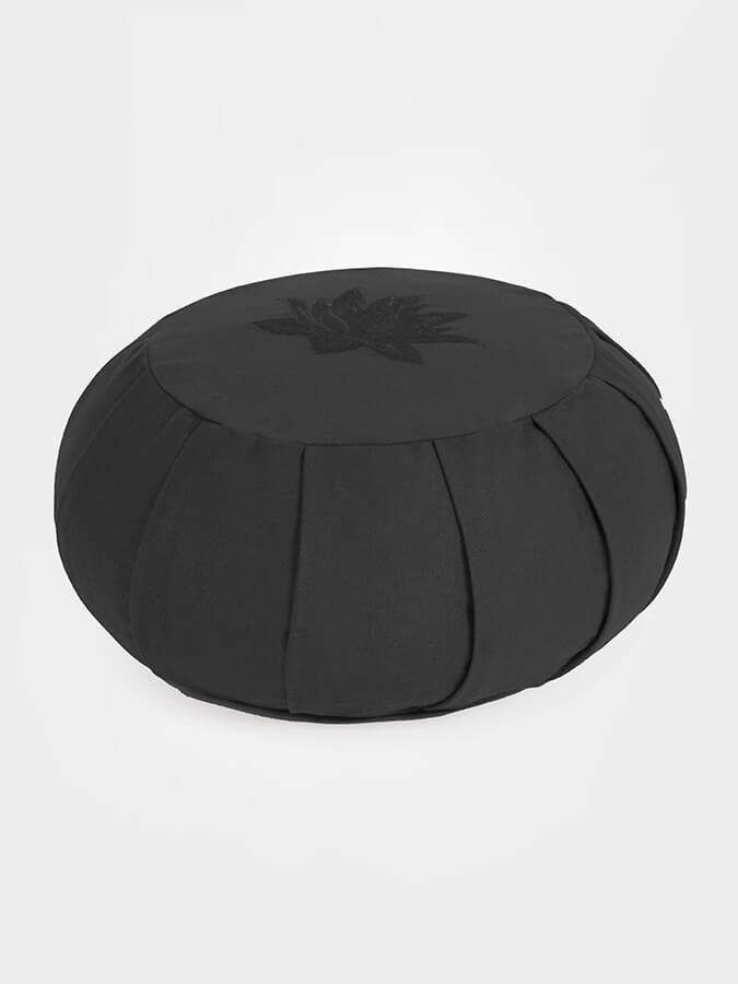 Yoga Studio GOTS Organic Cotton Round Lotus Zafu Buckwheat Cushion