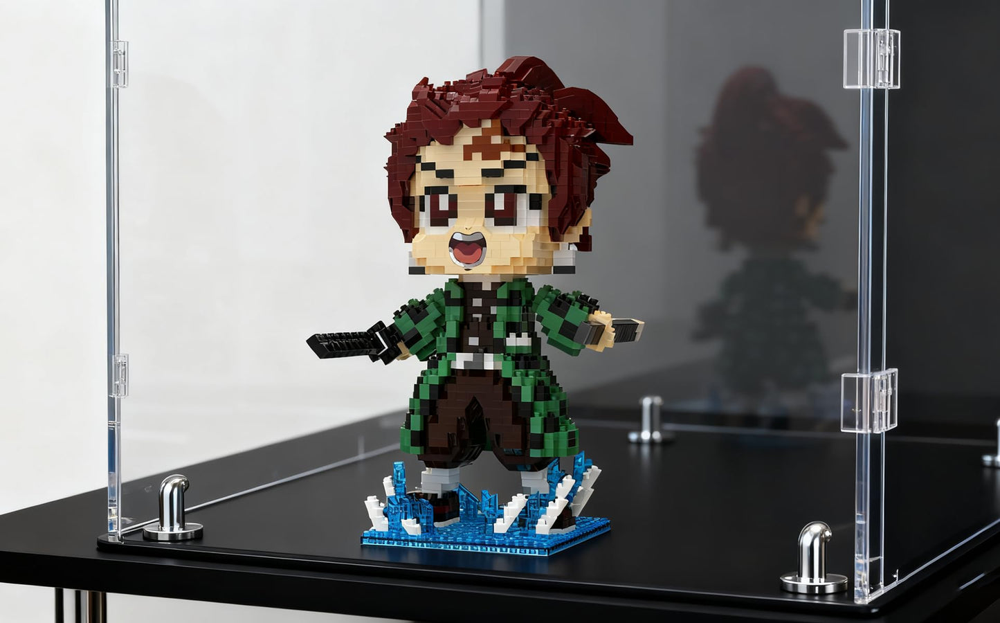 JESGO Kill Demon Figure Tanji rou Building Block Set | Monster Slayer Protagonist Micro Brick Models 1500PCS