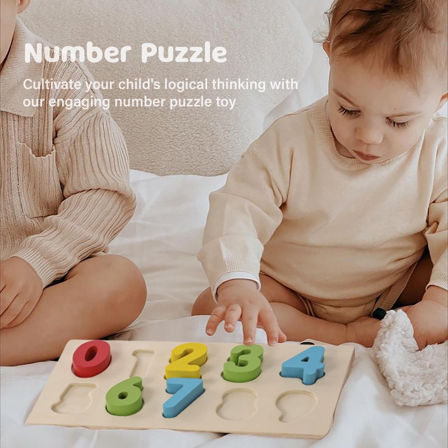 Jessruly Shape Sorter: Wooden Xylophone & Montessori Number Puzzle for Babies and Toddlers