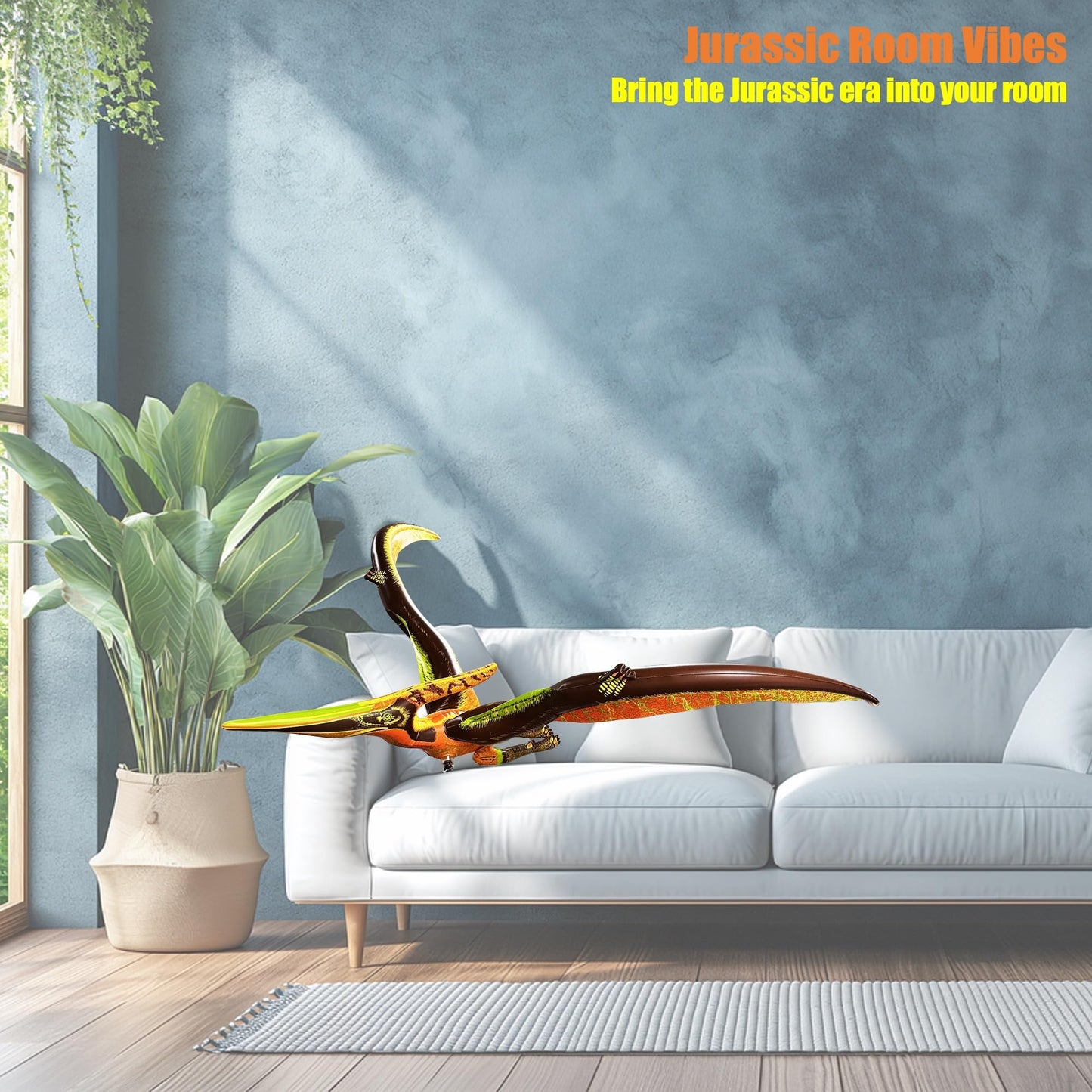 Jet Creations DI-PTE Dinosaur Pteranodon Inflatable – 57-inch Wingspan for Pool Parties & Birthday Decor