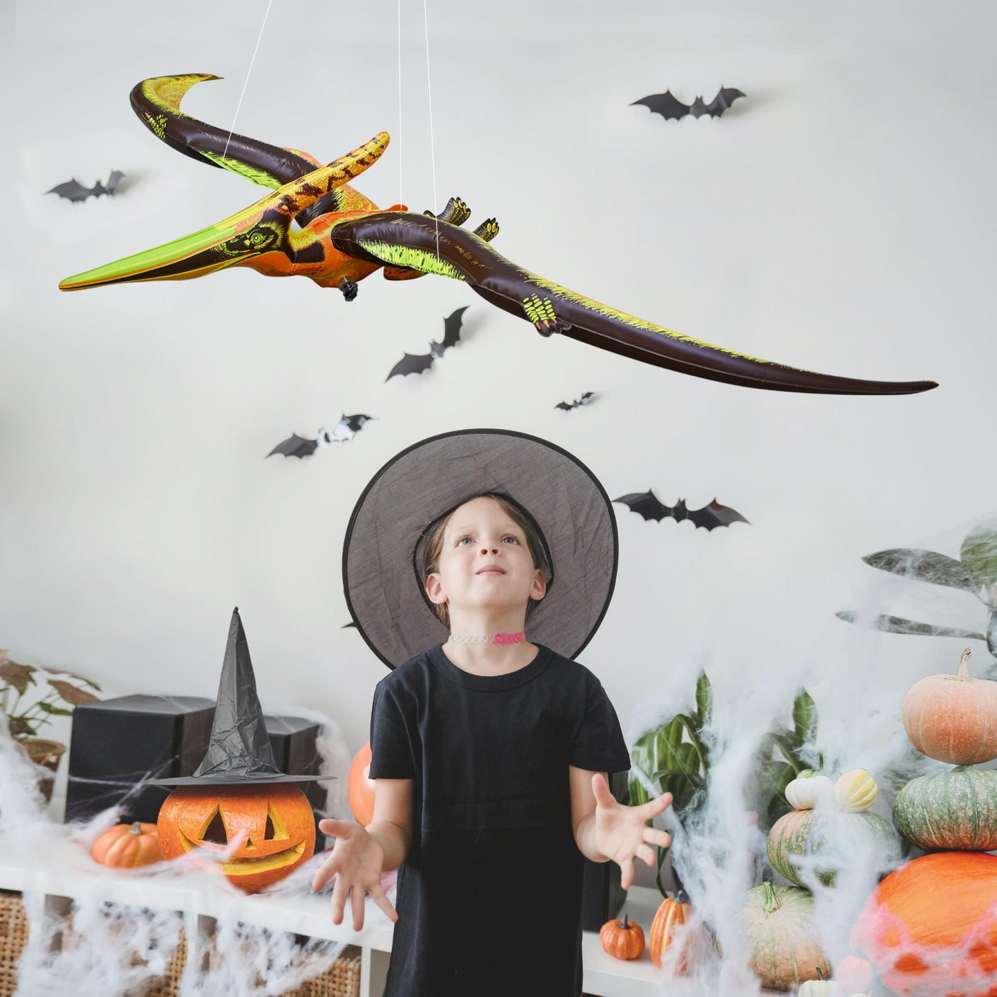 Jet Creations DI-PTE Dinosaur Pteranodon Inflatable – 57-inch Wingspan for Pool Parties & Birthday Decor