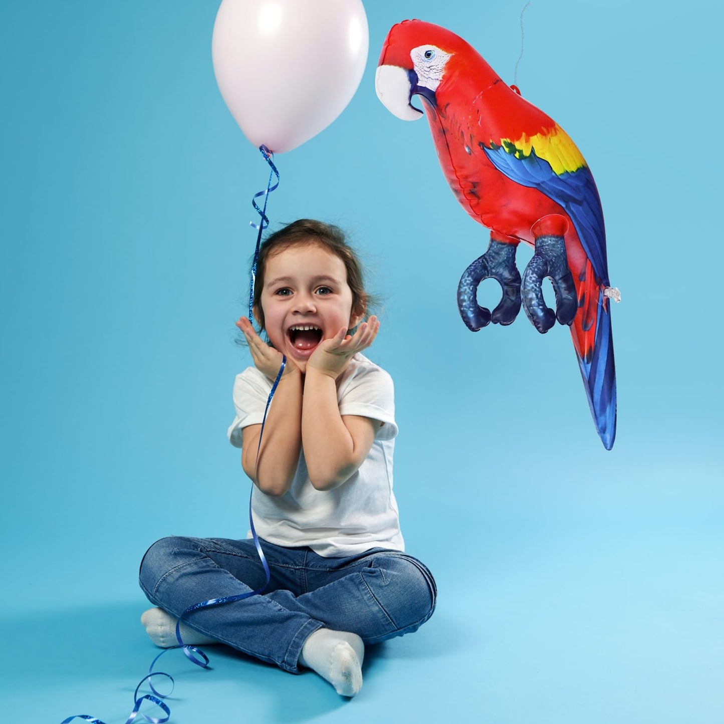 Jet Creations 24-inch Scarlet Macaw Parrot – Durable PVC, Indoor/Outdoor Decor