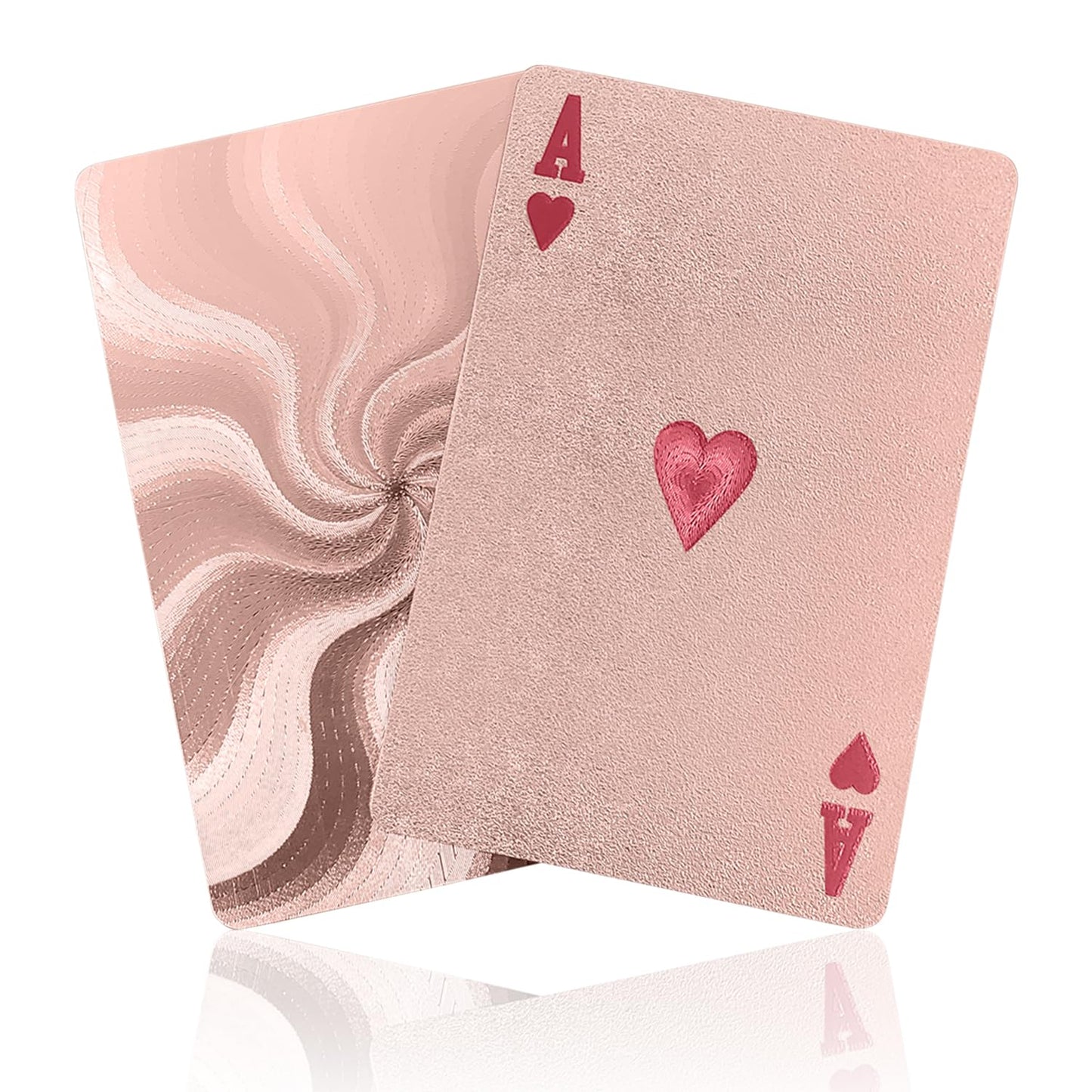 Jeuristic Unique Interomix Waterproof Playing Cards – Premium Plastic Deck, Shiny Pink