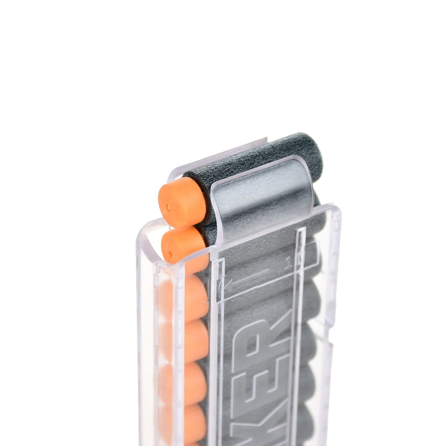 JGCWorker 200pcs 2nd Gen Half-Length Soft Darts for Adventure Force Nexus Pro & Worker Swift – Black & Orange