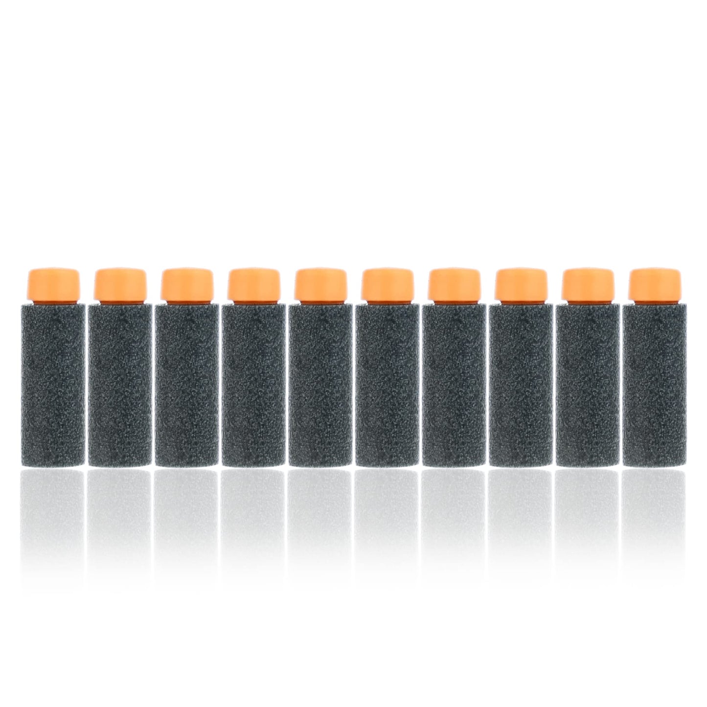 JGCWorker 200pcs 2nd Gen Half-Length Soft Darts for Adventure Force Nexus Pro & Worker Swift – Black & Orange