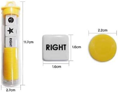 JHFY Left Right Center Dice Game Set Bundle – 1 Pack