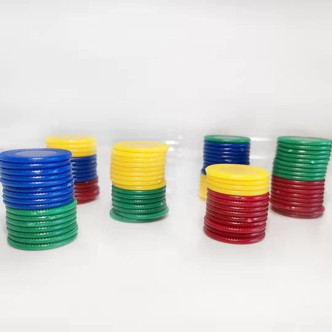 JHFY Left Right Center Dice Game Prime Set Bundle – 2-Pack, Assorted Colors