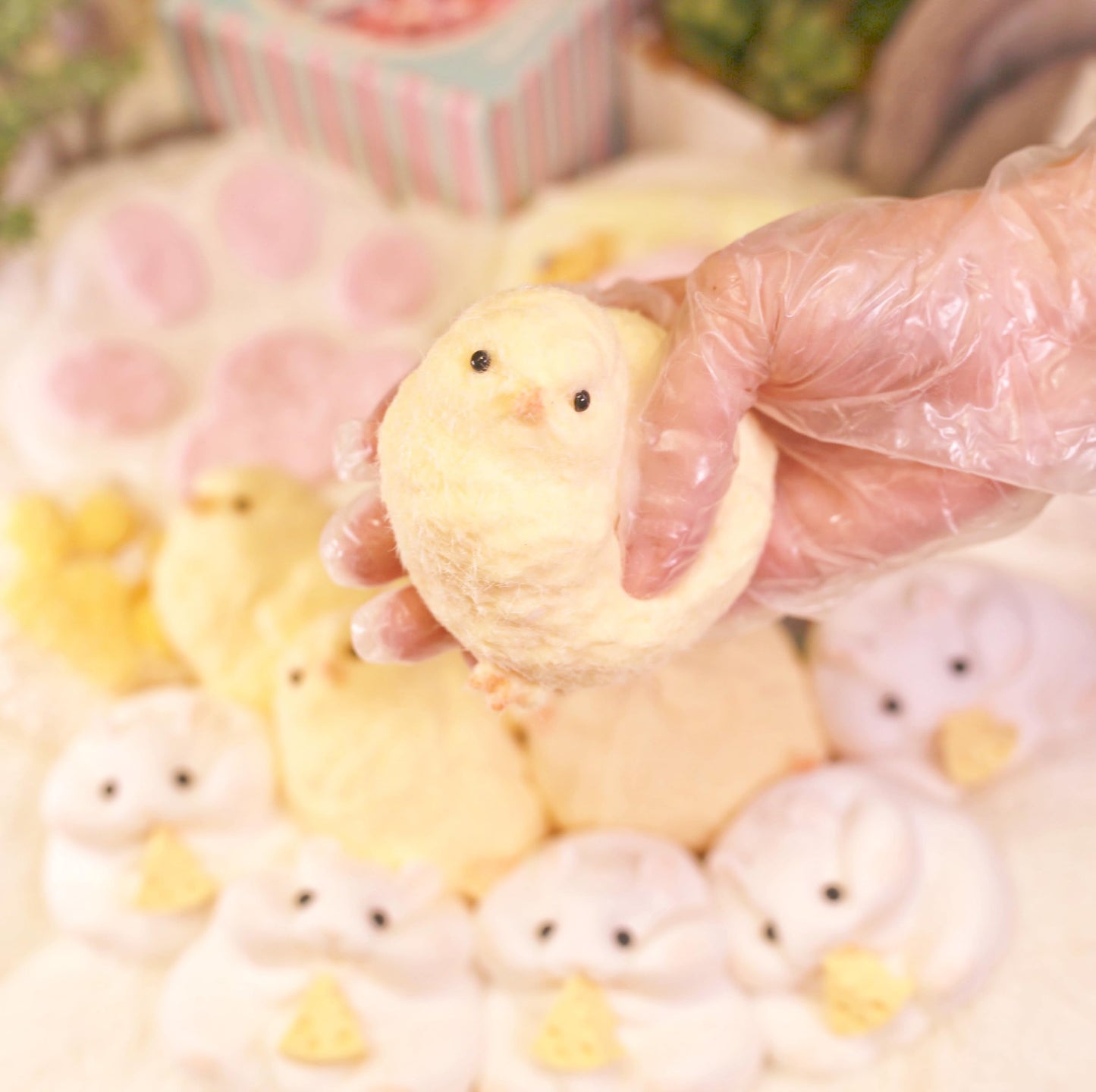 JIACAI Handmade Chick Squishy Toy — Ultra-Soft Fidget Stress Reliever