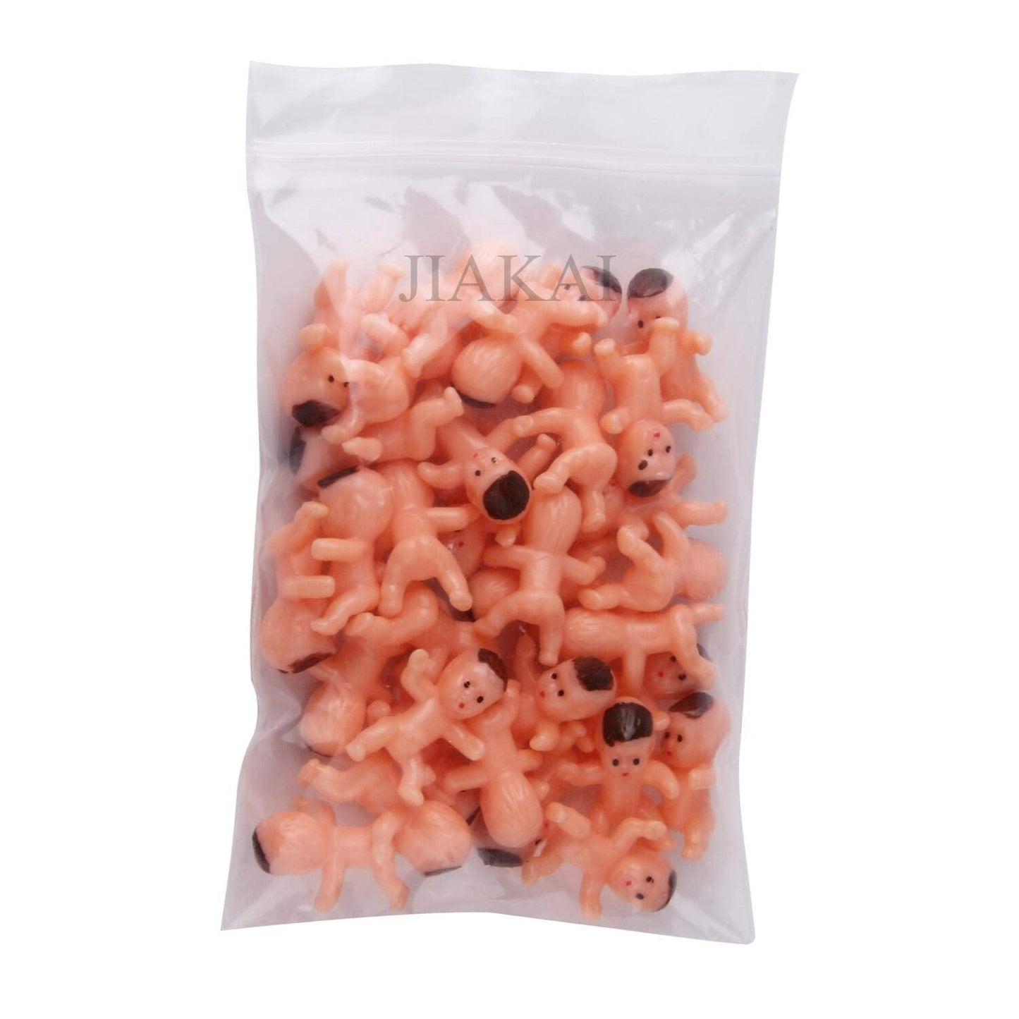 JIAKAI 36pcs Mini Plastic Babies for Baby Shower – Ice Cube Game & Cake Decor