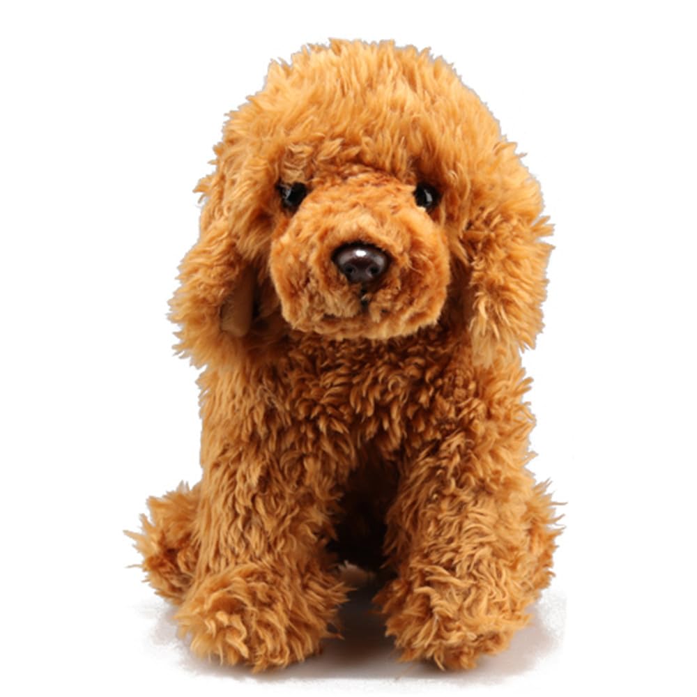 JIANEEXSQ Labradoodle Plush Toy - 9.8in Safe, Huggable Stuffed Animal