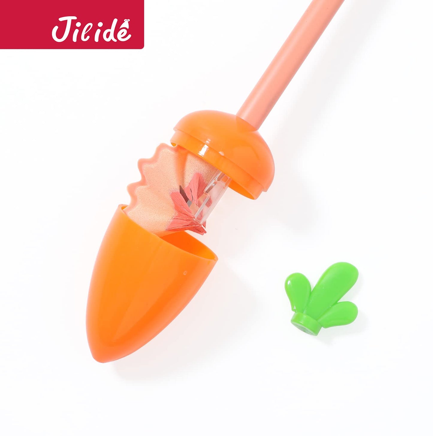 Jilide Erasable 36-Color Pencil Set with Eraser & Sharpener