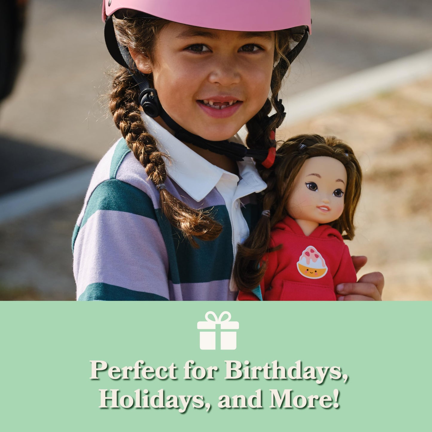 Jilly Bing Riley Mixed Baby Doll - Multicultural Asian & Caucasian Representation for Kids