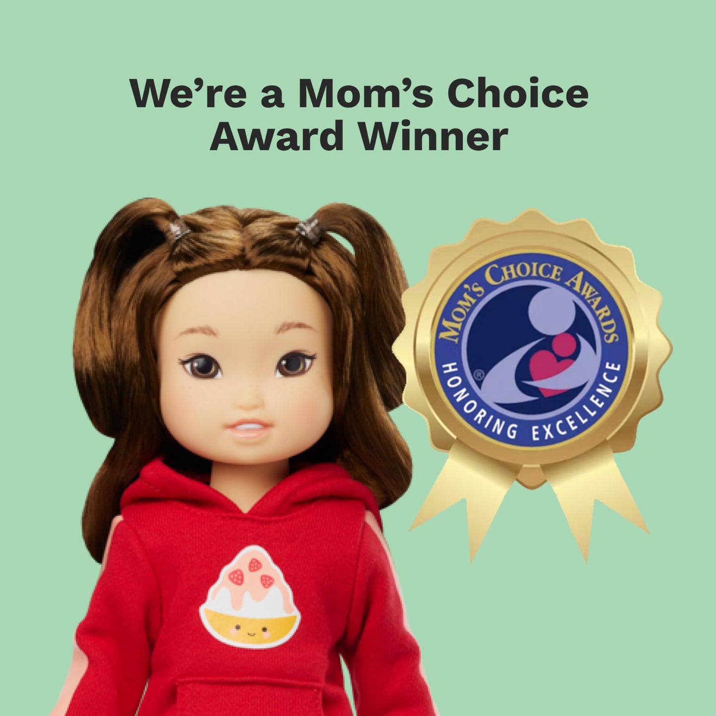 Jilly Bing Riley Mixed Baby Doll - Multicultural Asian & Caucasian Representation for Kids