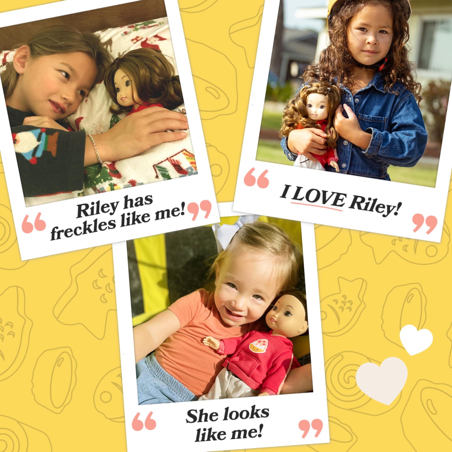 Jilly Bing Riley Mixed Baby Doll - Multicultural Asian & Caucasian Representation for Kids