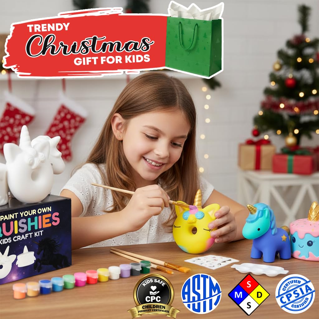 Jim&Gloria Paint Your Own Squishies — Jumbo DIY Squishies Kit (Pack of 3)
