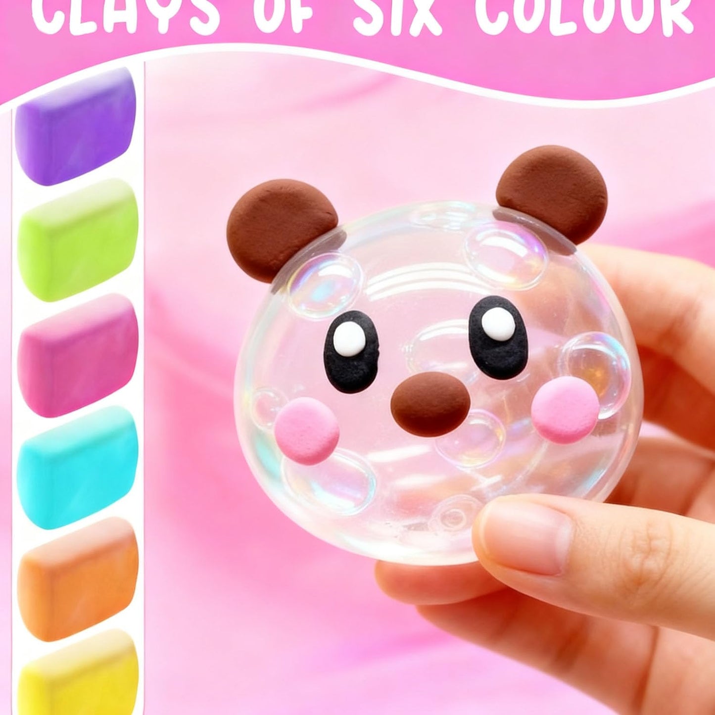 Jimcii Make Your Own Nano Tape Bubble Kit for Kids – Creative Bubble Crafts Gift for Ages 4–12
