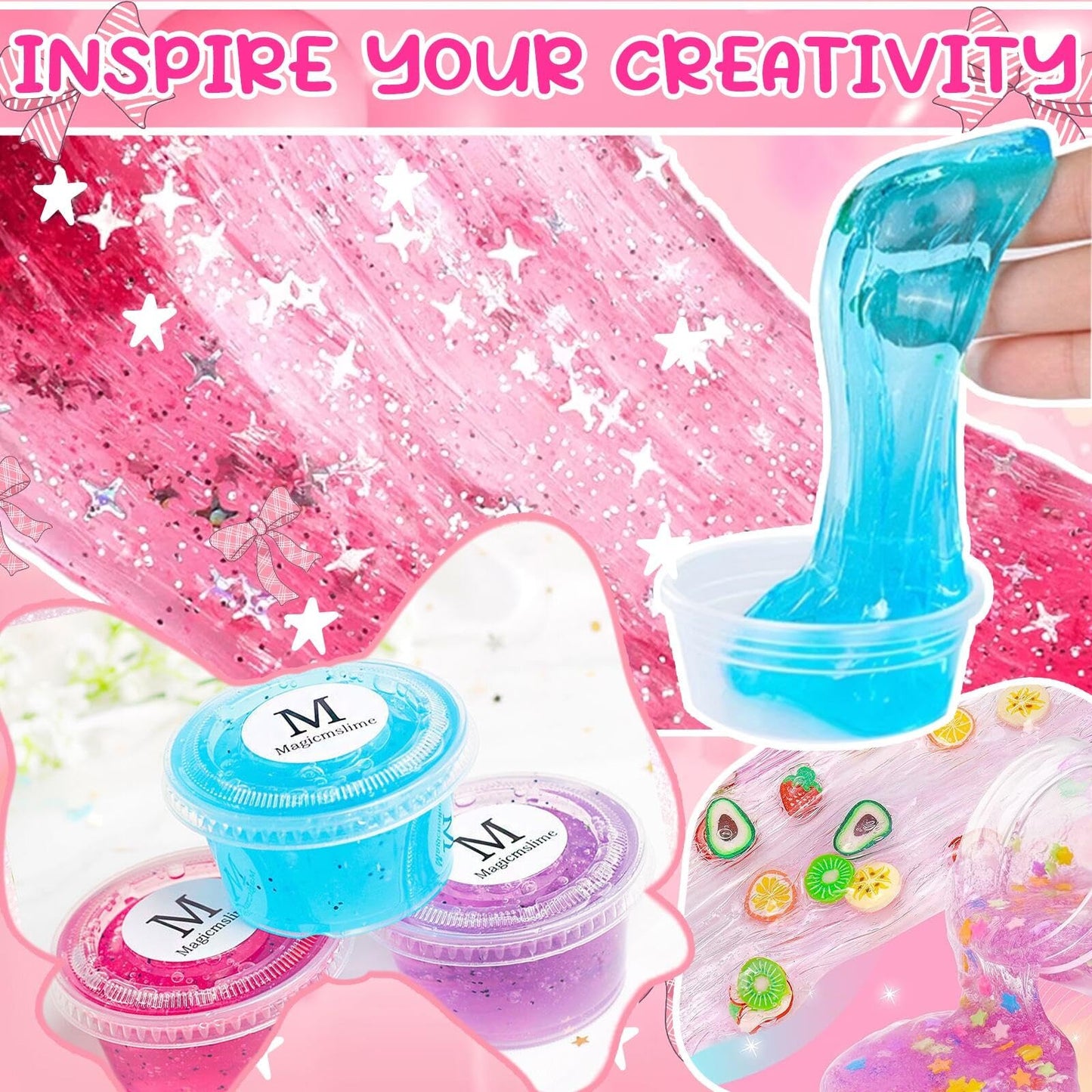 Jimcii Make Your Own Nano Tape Bubble Kit for Kids – Creative Bubble Crafts Gift for Ages 4–12