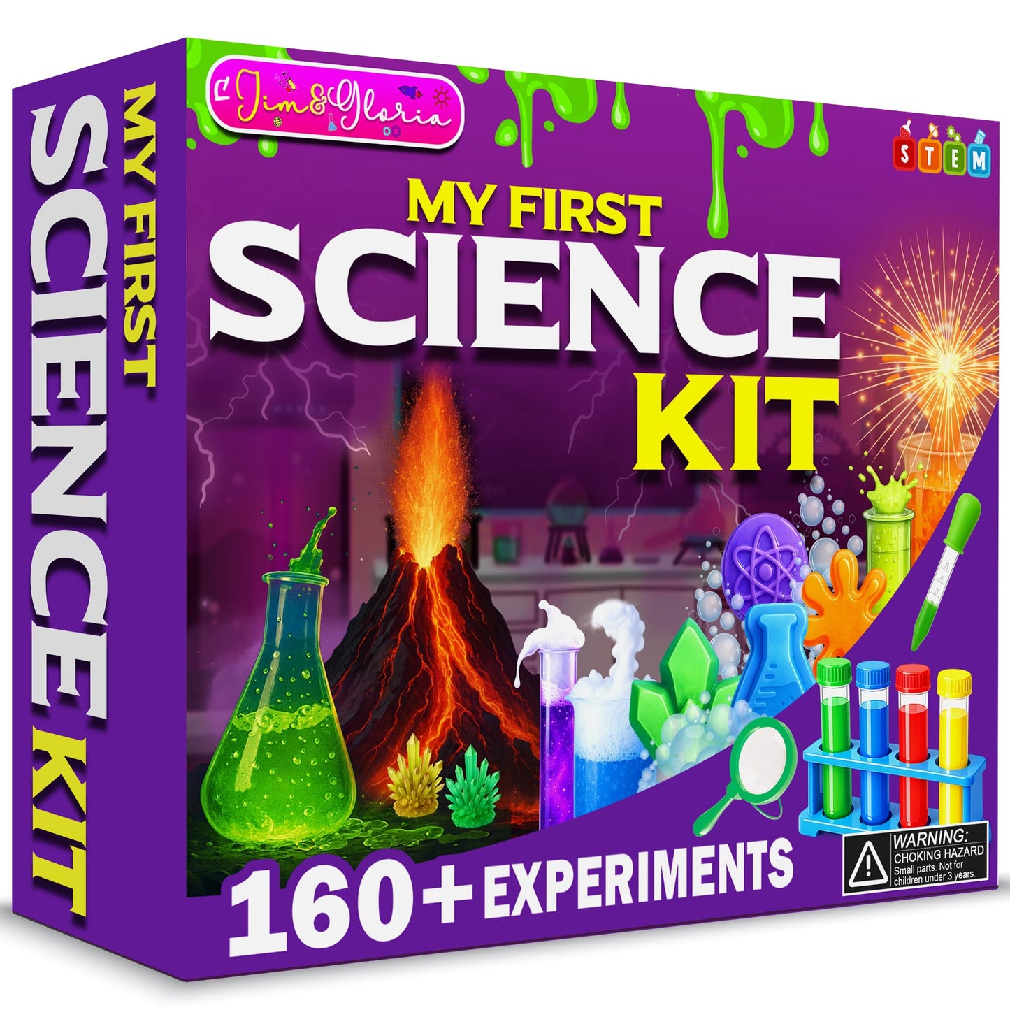 Jim&Gloria Science Kits for Kids – STEM Toys & Chemistry Set (Ages 5–12)