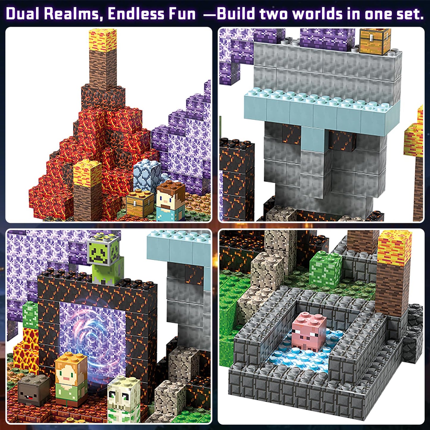 JIMI Building Blocks Set | Premium Interlocking Blocks with Characters & Vivid Scenes