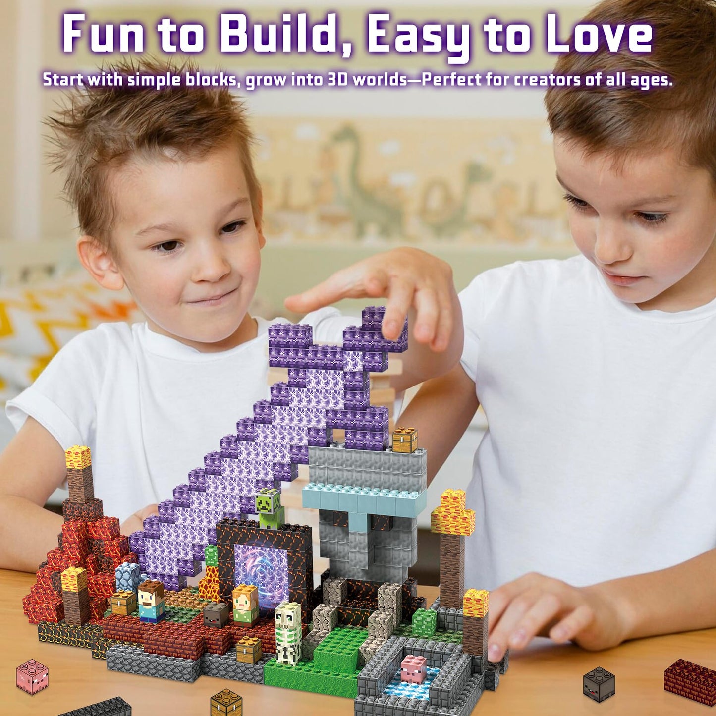 JIMI Building Blocks Set | Premium Interlocking Blocks with Characters & Vivid Scenes