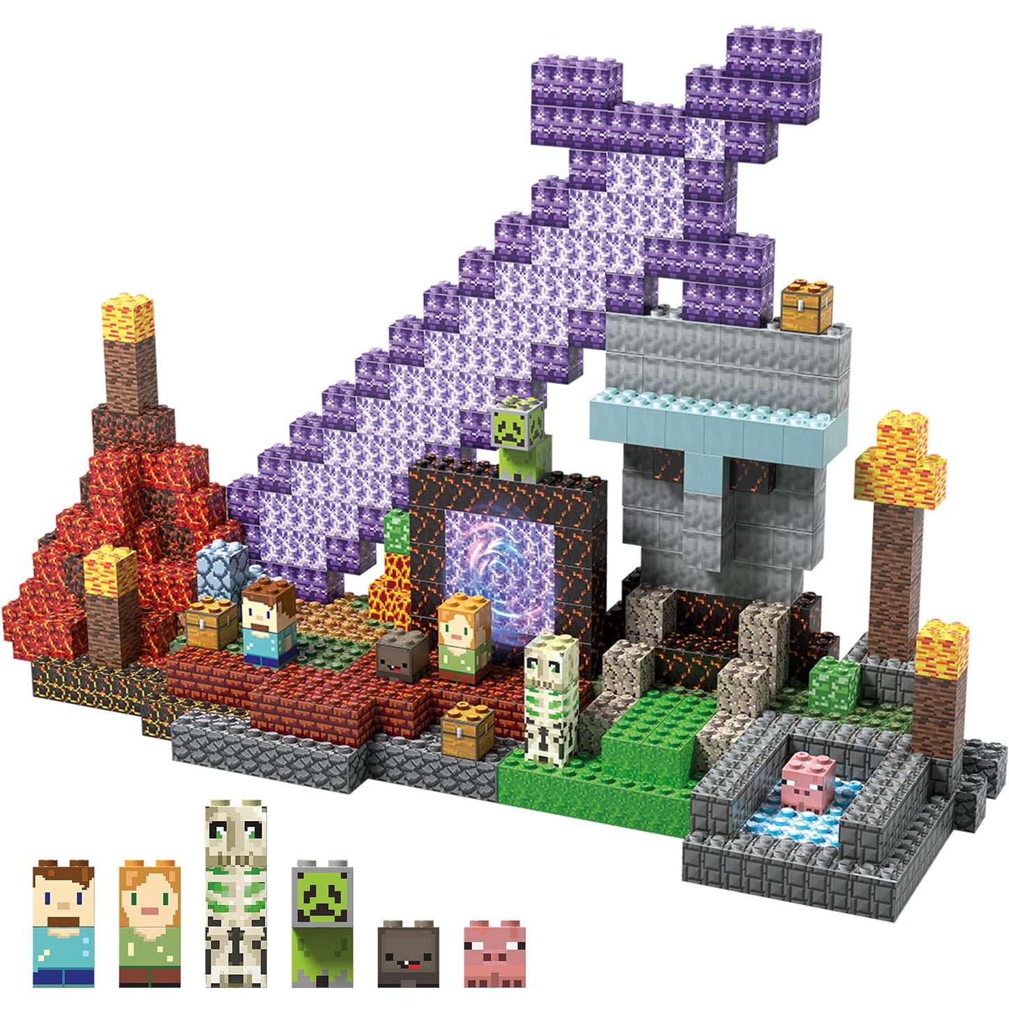 JIMI Building Blocks Set | Premium Interlocking Blocks with Characters & Vivid Scenes