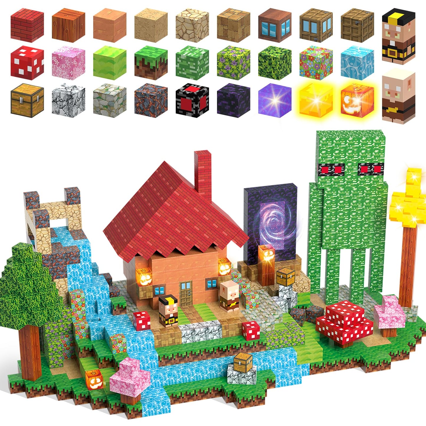 JIMI Magnetic Building Blocks Set - STEM Construction Toys for Toddlers & Kids 3-12