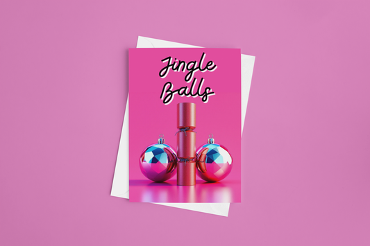 Jingle Balls Christmas Card