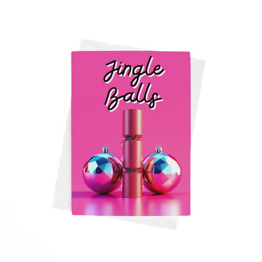 Jingle Balls Christmas Card