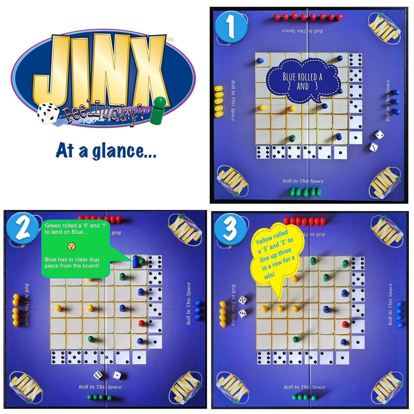 Jinx by Game Development Group | Fast, Fun Board Game of Chance for 2-6 Players