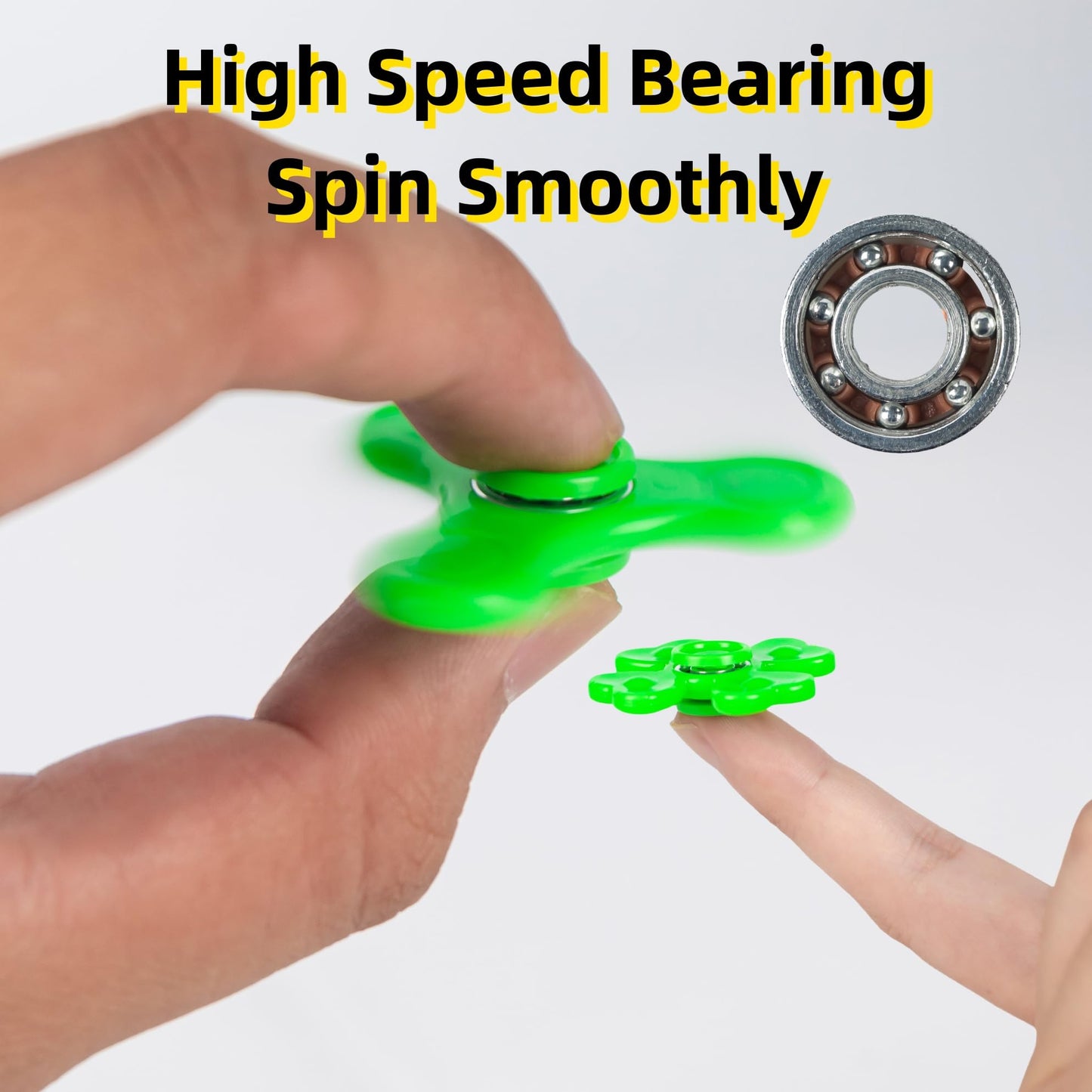 JIQILIHAI 24 Pcs Mini Fidget Spinners Bulk – Colorful Party Favors & Classroom Prizes