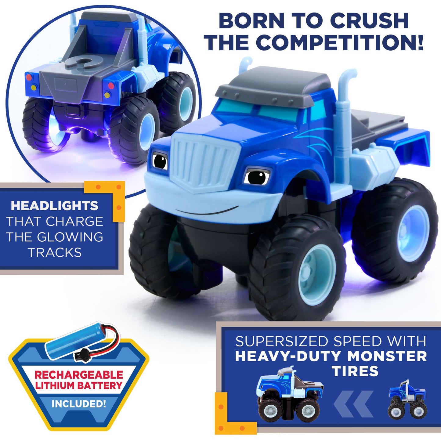 Blaze TurboTwist Racers Race Track Set Blue | JITTERYGIT