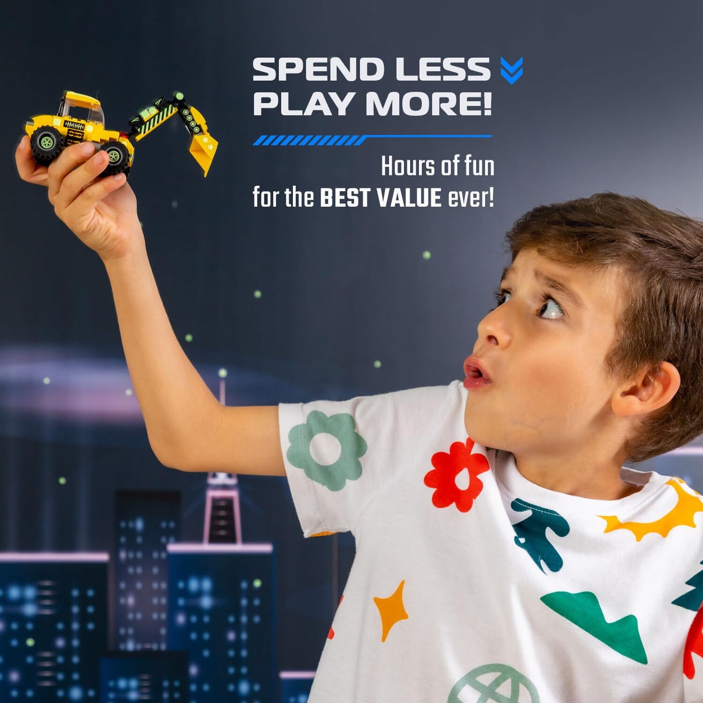 JITTERYGIT Robotryx 238-Piece STEM Builder • Glow-in-the-Dark 3-in-1 Kit for Ages 6-10