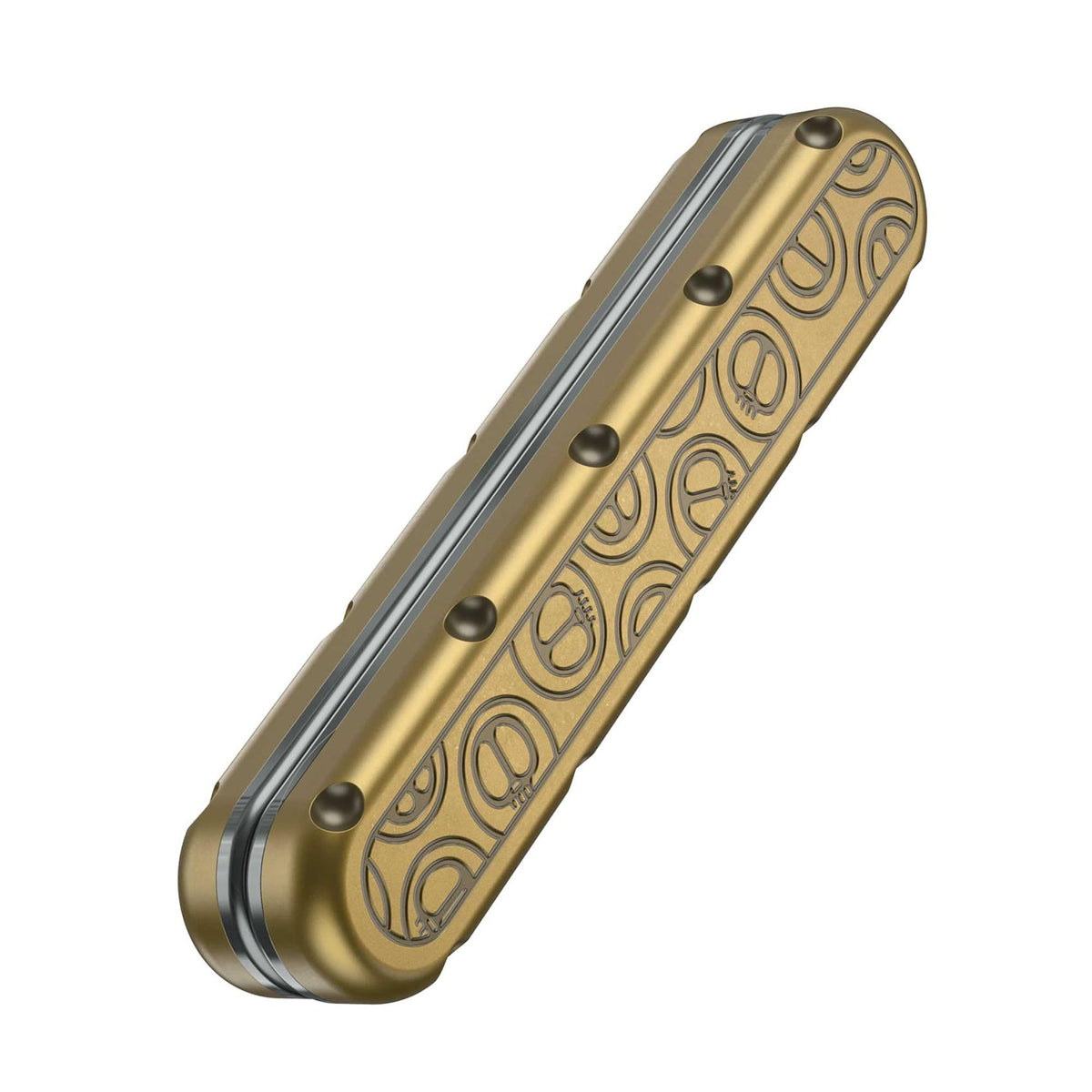 JC JIUCHUANG EDC Fidget Slider – Bronze Magnetic Desk Toy for Focus