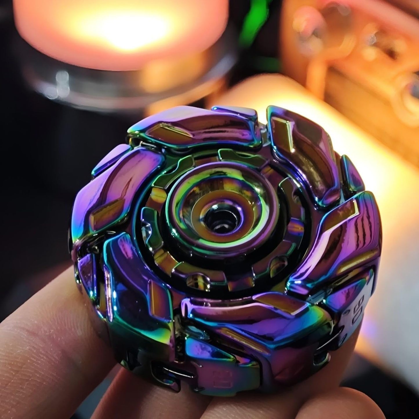 JC JIUCHUANG EDC Fidget Slider — Metal Colorful Clicker Toy for Adults
