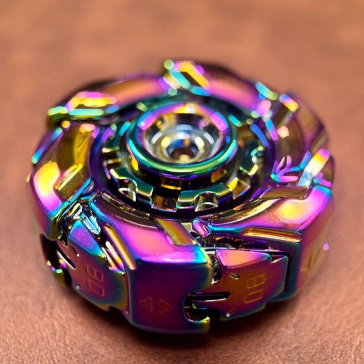 JC JIUCHUANG EDC Fidget Slider — Metal Colorful Clicker Toy for Adults