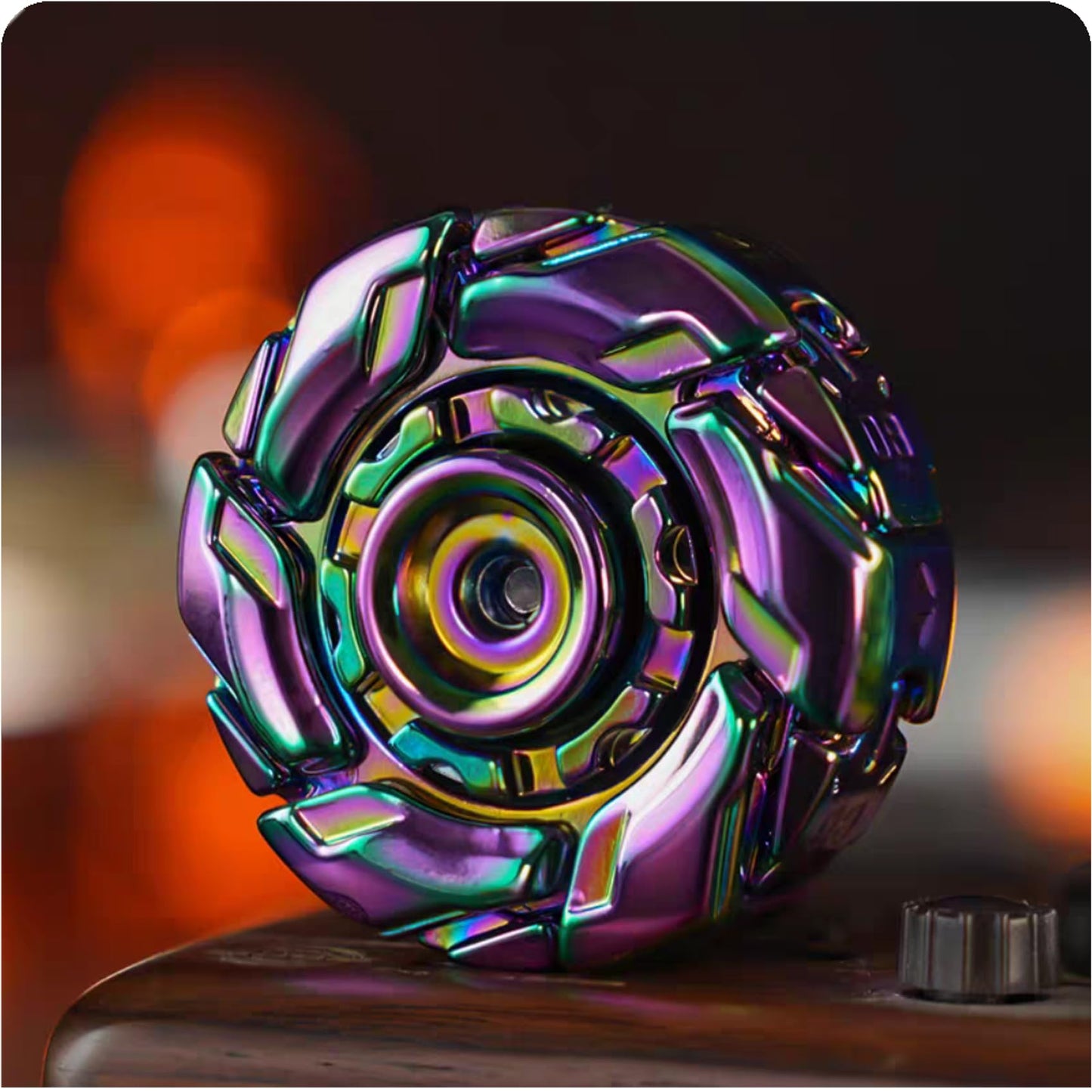 JC JIUCHUANG EDC Fidget Slider — Metal Colorful Clicker Toy for Adults
