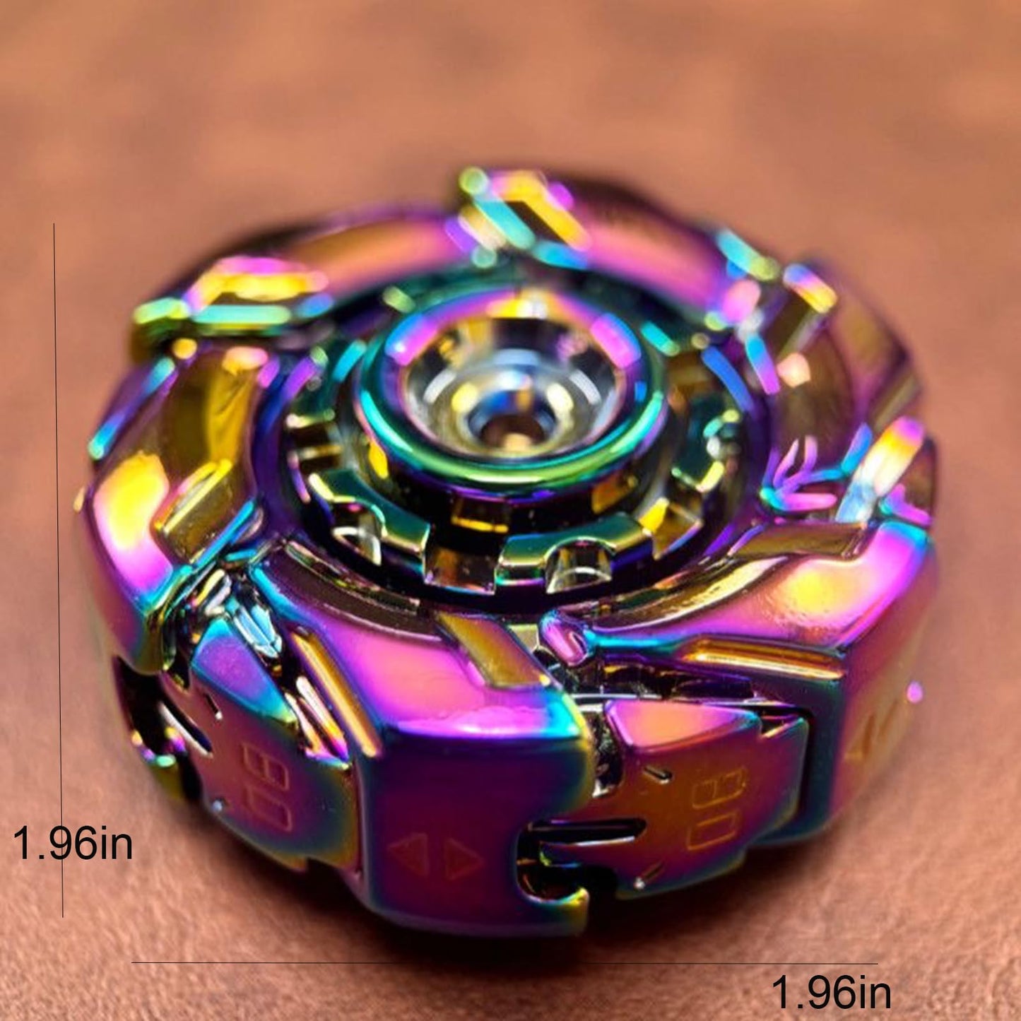 JC JIUCHUANG EDC Fidget Slider — Metal Colorful Clicker Toy for Adults