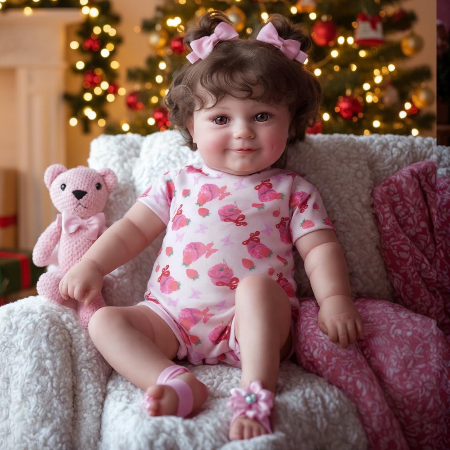 JIZHI Lifelike Reborn Baby Doll 20-Inch – Realistic Newborn Girl with Gift Box