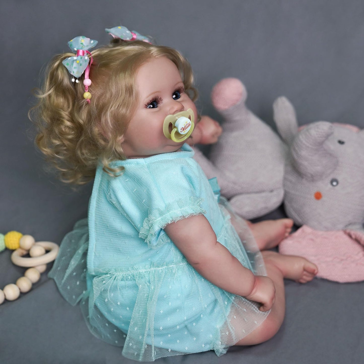 JIZHI Lifelike Reborn Baby Dolls - 20-Inch Realistic Newborn Doll with Feeding Kit