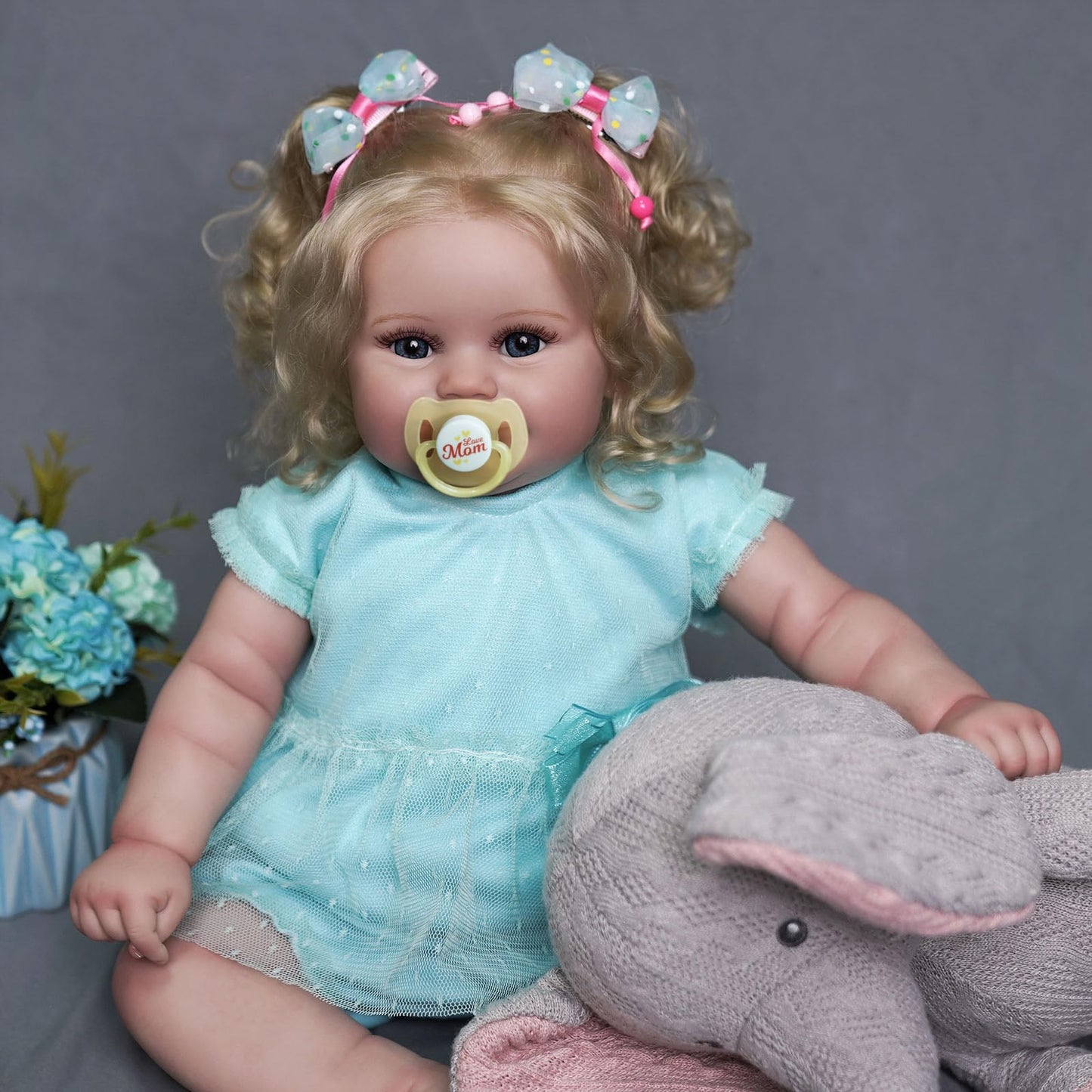 JIZHI Lifelike Reborn Baby Dolls - 20-Inch Realistic Newborn Doll with Feeding Kit