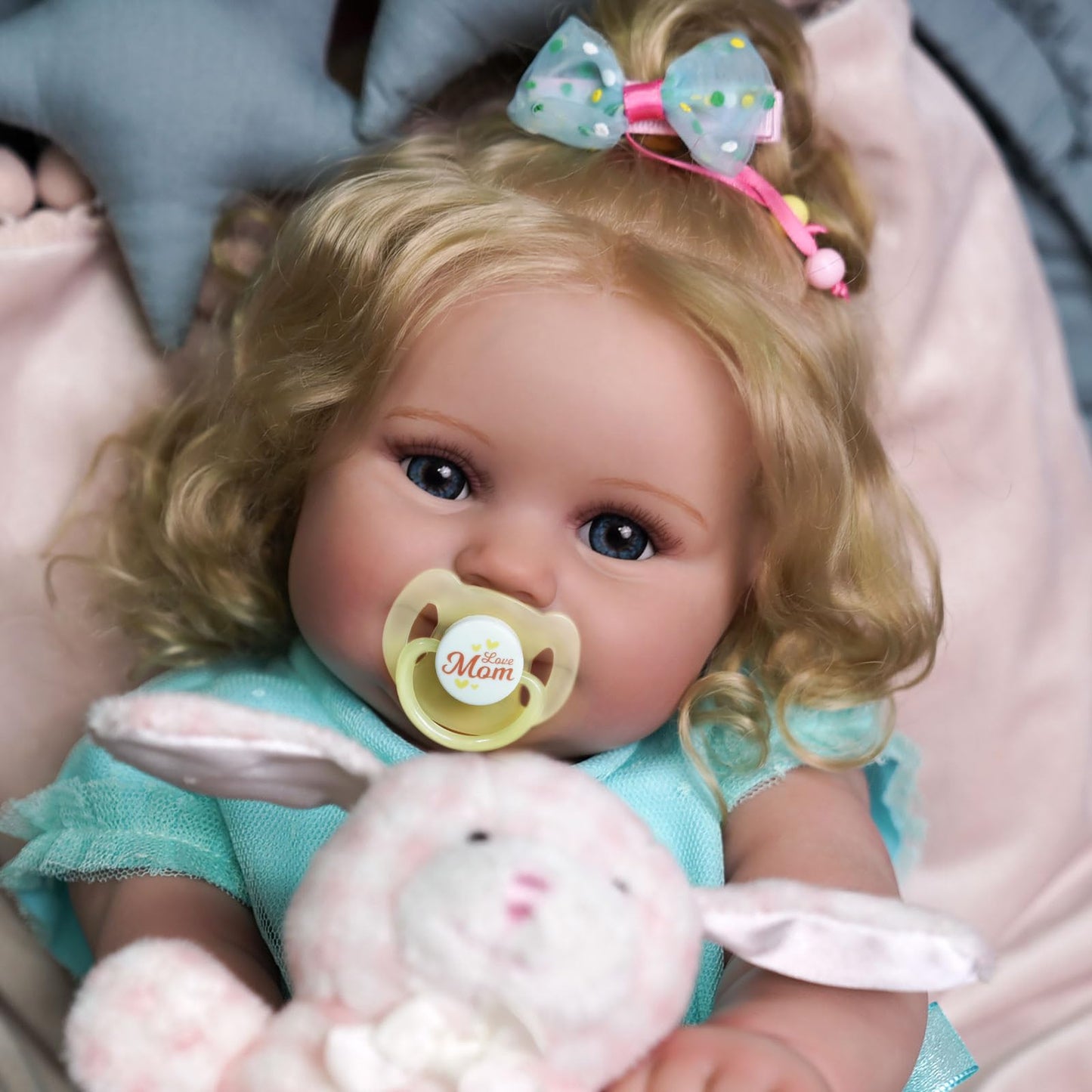 JIZHI Lifelike Reborn Baby Dolls - 20-Inch Realistic Newborn Doll with Feeding Kit
