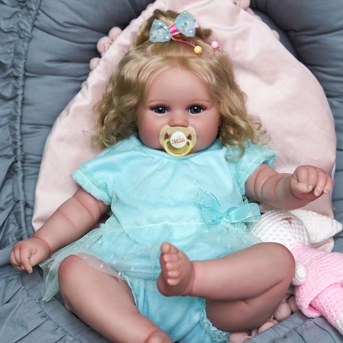 JIZHI Lifelike Reborn Baby Dolls - 20-Inch Realistic Newborn Doll with Feeding Kit