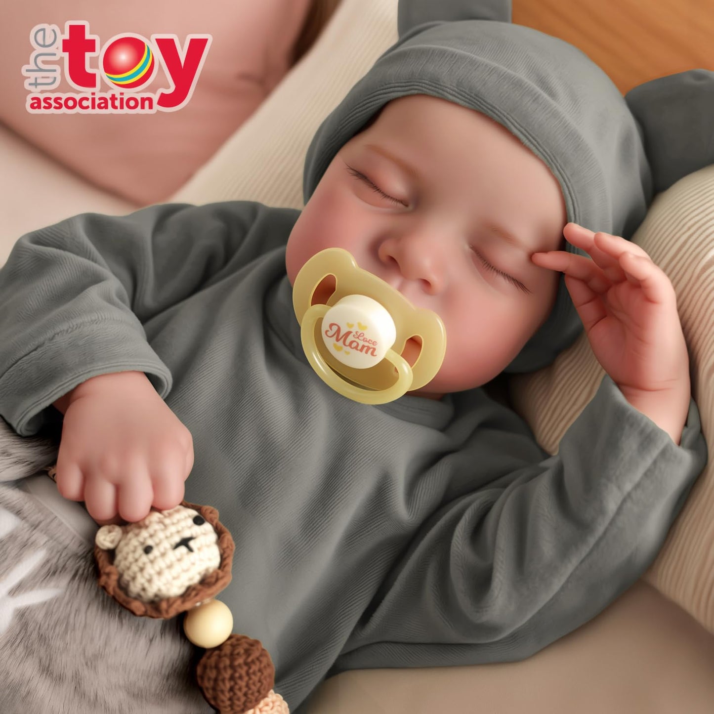 JIZHI Lifelike Reborn Boy Doll — 17-Inch Soft Body Realistic Newborn with Accessories