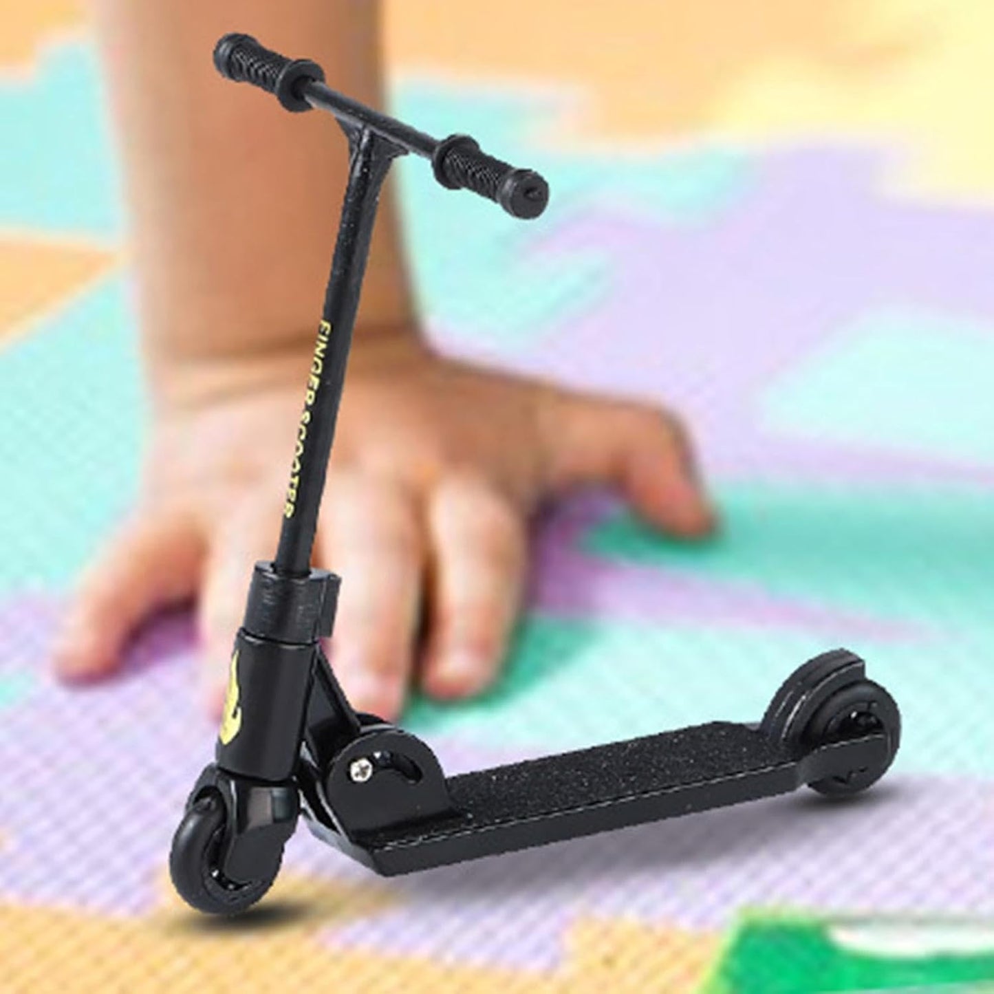 Jizlan Finger Scooter - Foldable 2-Wheeled BMX Finger Board for Teens | Non-Slip Educational Toy