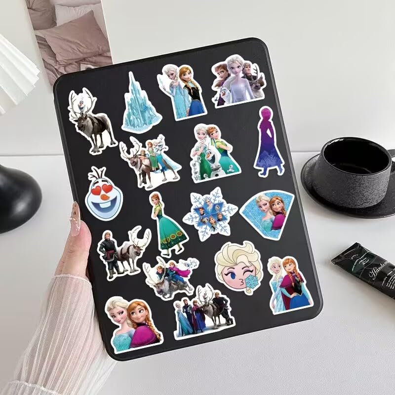 jjlin 50 Pcs Mixed Cartoon Sticker Set – Waterproof Vinyl Decals for Laptops, Water Bottles, Luggage