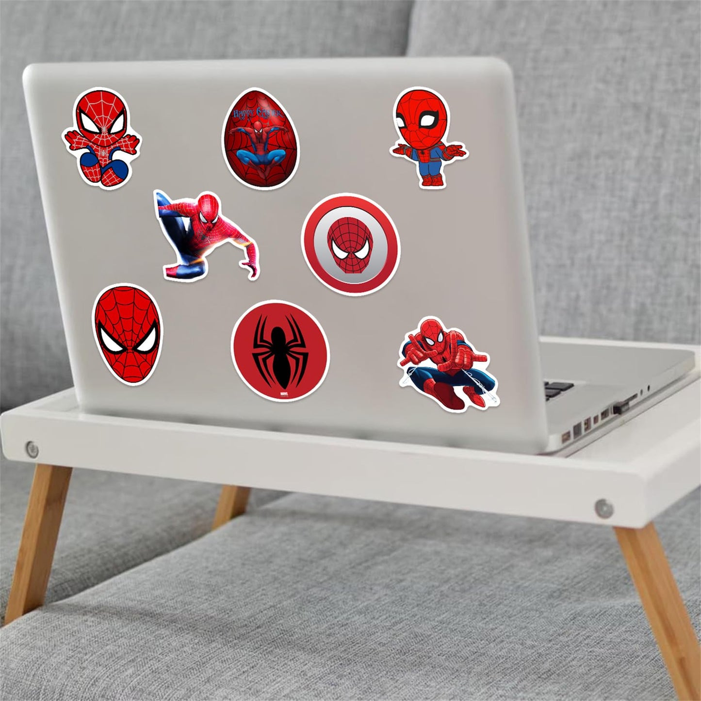 JJLIN 50Pcs Spiderman Cartoon Stickers – Waterproof Vinyl Decals for Laptop, Bottle, Skateboard