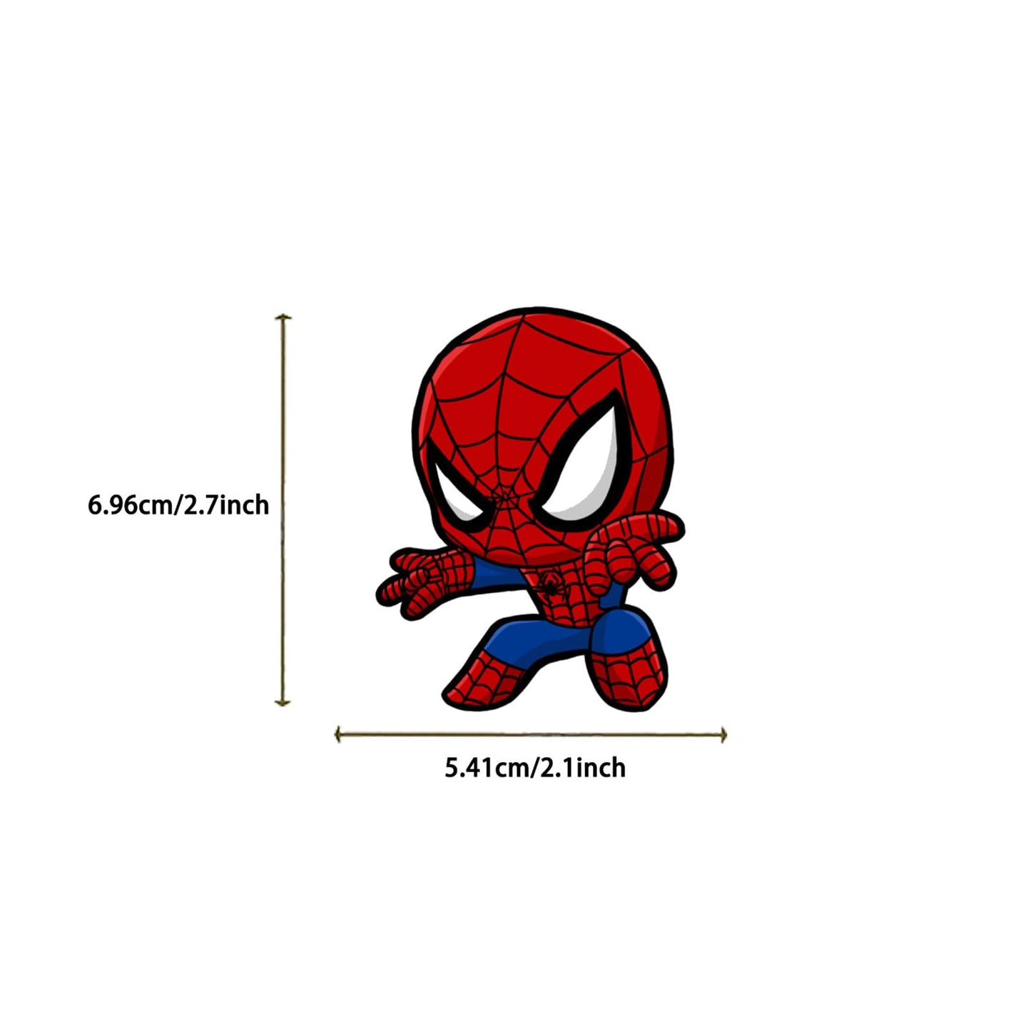 JJLIN 50Pcs Spiderman Cartoon Stickers – Waterproof Vinyl Decals for Laptop, Bottle, Skateboard